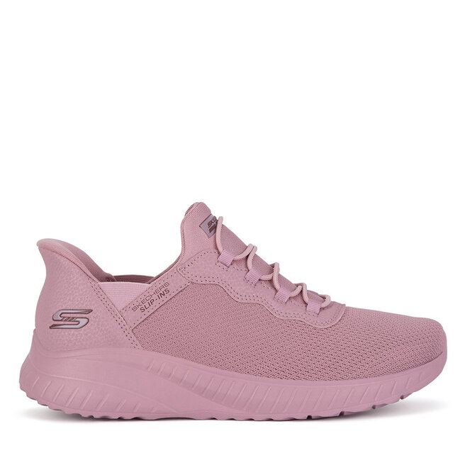 Sneakersy Skechers BOBS SQUAD CHAOS 117500 ROS Różowy - kobiece