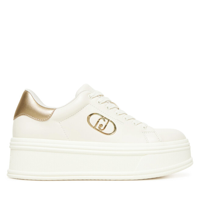 Sneakersy Liu Jo Selma 16 BF5039 PX026 Écru - kobiece