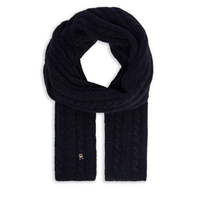 Szalik Tommy Hilfiger Timeless AW0AW16990 Granatowy -