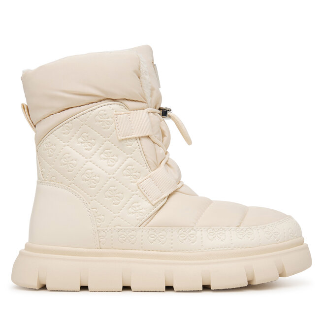 Śniegowce Guess FLFMAB FAB10 Kremowy - kobiece