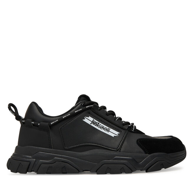 Sneakersy Just Cavalli 79QA3SH1 Czarny - męskie