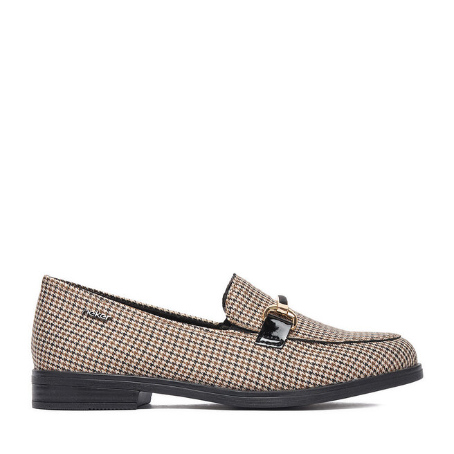 Loafersy Rieker CEO-46264-60 Beżowy - kobiece