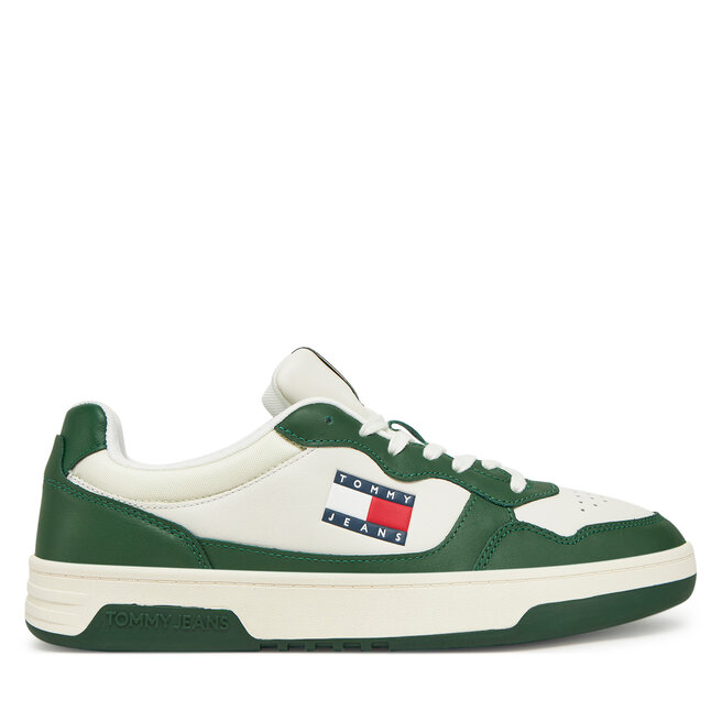 Sneakersy Tommy Jeans (New) Tjm Cupsole Leather Ess EM0EM01443 Biały - męskie