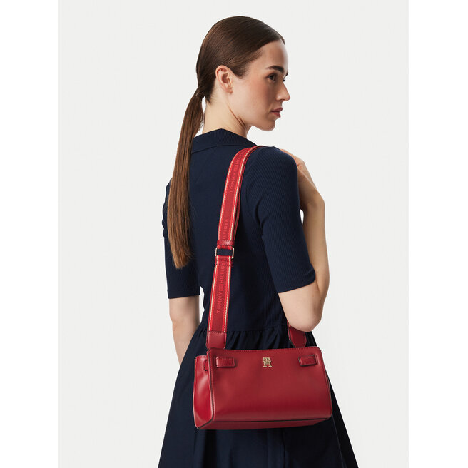 Torebka Tommy Hilfiger Th Joy Crossover AW0AW19065 Czerwony -