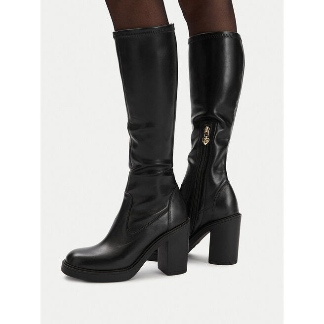 Kozaki LOVE MOSCHINO JA2602AG1NIEZ00038 Czarny - kobiece