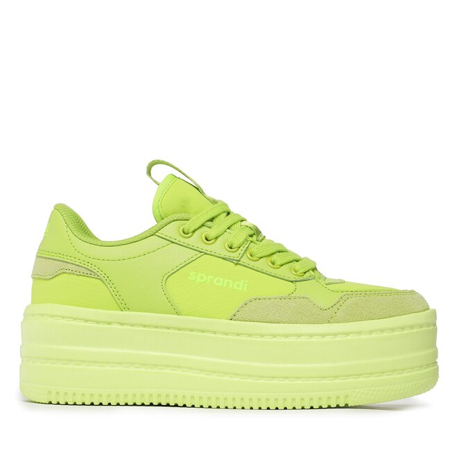 Sneakersy Sprandi WP40-22168Y Zielony - kobiece
