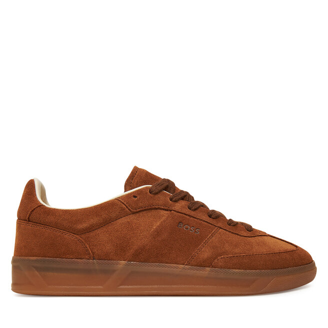 Sneakersy BOSS Brenta 50536645 Brązowy - kobiece