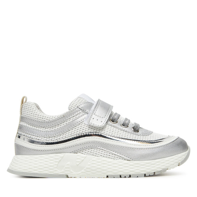 Sneakersy Naturino Miska Vl 2019017-03-1Q23 S Srebrny - dziewczęce