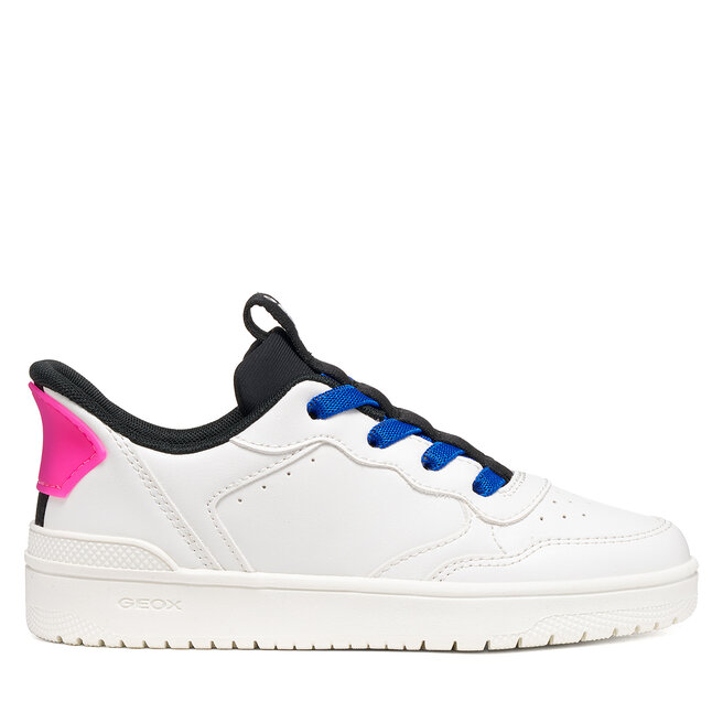 Sneakersy Geox J Washiba Fast In Girl J65NSA 05415 C0404 M Biały - dziewczęce