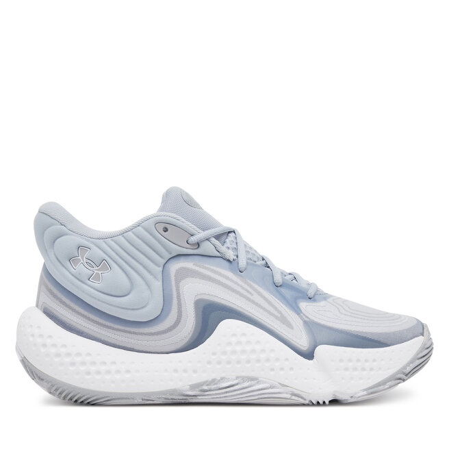 Buty do koszykówki Under Armour UA Spawn 6 Mid 3027647 Szary - męskie