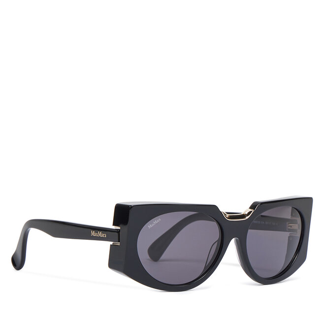Okulary przeciwsłoneczne Max Mara MM0123 01A Czarny - kobiece