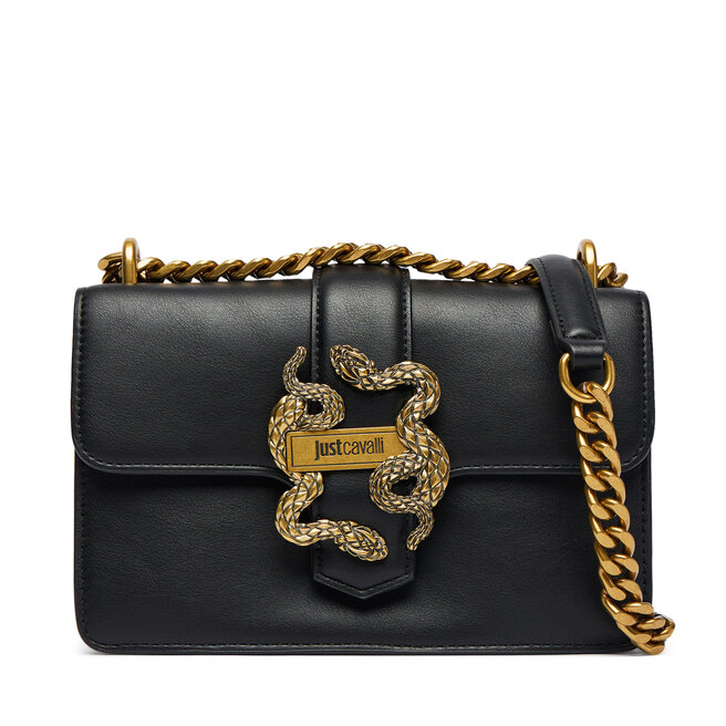 Torebka Just Cavalli Iconic Snakes 81RA4BAF ZSA89 Czarny -