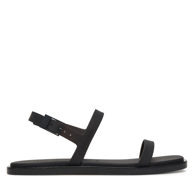 Sandały Calvin Klein Jelly Sandal Sling Mat Tran Tpu HW0HW02969 Czarny - kobiece