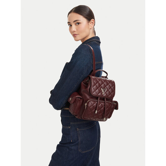 Plecak Guess J6YZ05 W2510 Bordowy -
