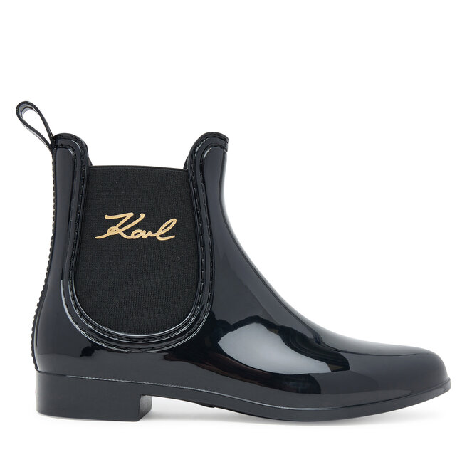 Kalosze KARL LAGERFELD Kalosh II KL94775 Czarny - kobiece