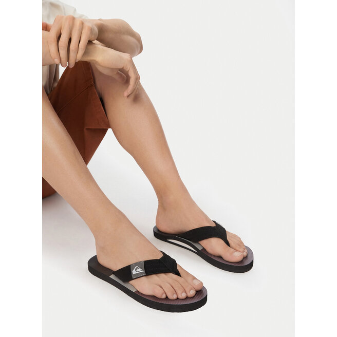 Japonki Quiksilver EO-DUNE CQ10036MEUX Czarny -