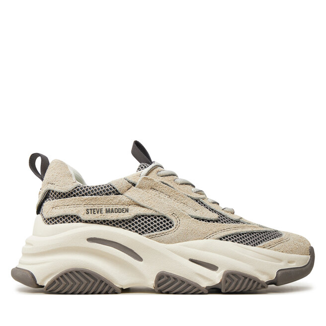 Sneakersy Steve Madden Possession-E SM19000033 Brązowy - kobiece