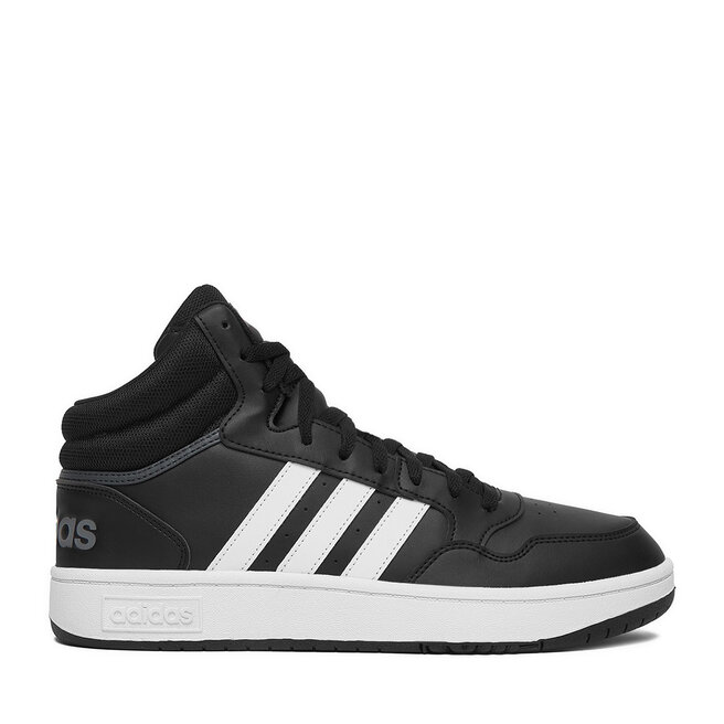 Sneakersy adidas HOOPS 3.0 MID GW3020 Czarny - męskie