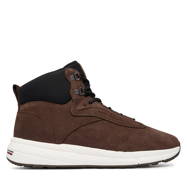 Sneakersy Tommy Hilfiger Hybrid Chukka FM0FM06085 Brązowy - męskie