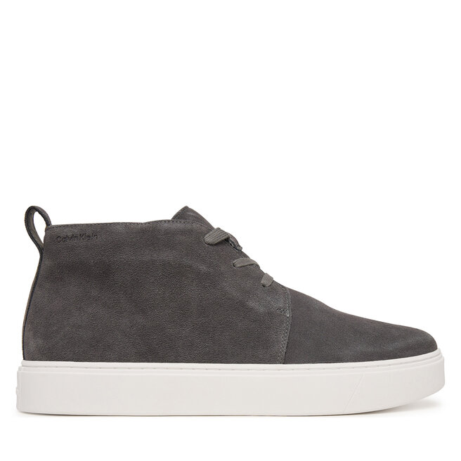 Trzewiki Calvin Klein Hybrid Clean Mid Lace Up Su HM0HM02254 Szary - męskie