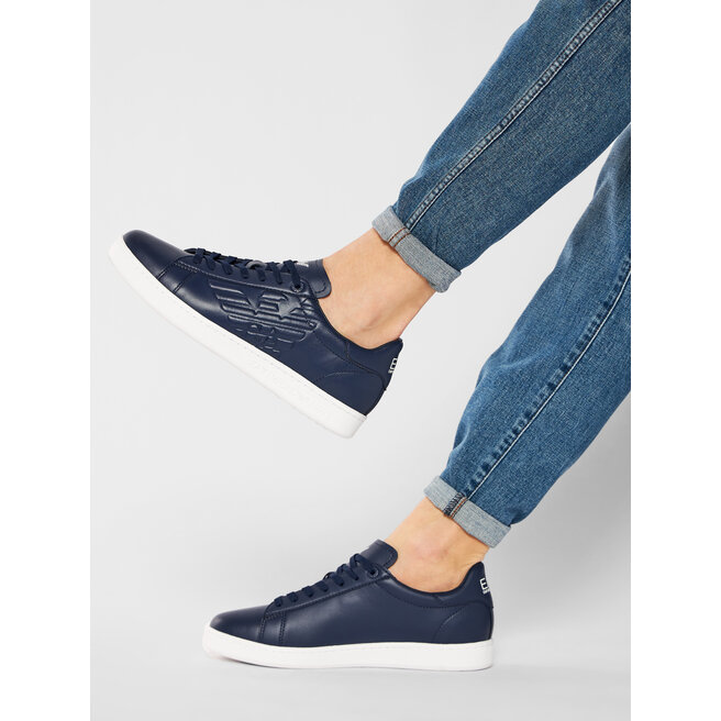 Sneakersy EA7 Emporio Armani X8X001 XCC51 00285 Granatowy - męskie