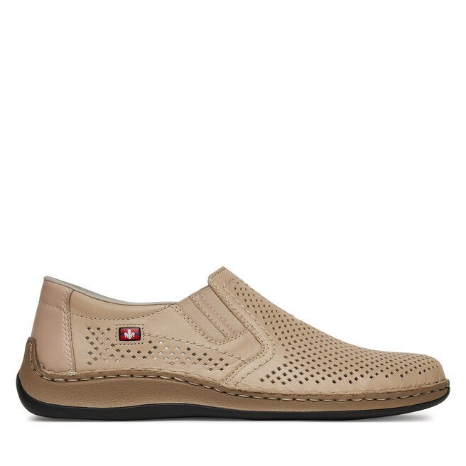 Półbuty Rieker 05297-60 Beżowy - męskie