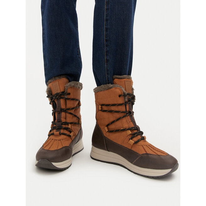 Śniegowce Big Star Shoes OO274A122 Brązowy - kobiece