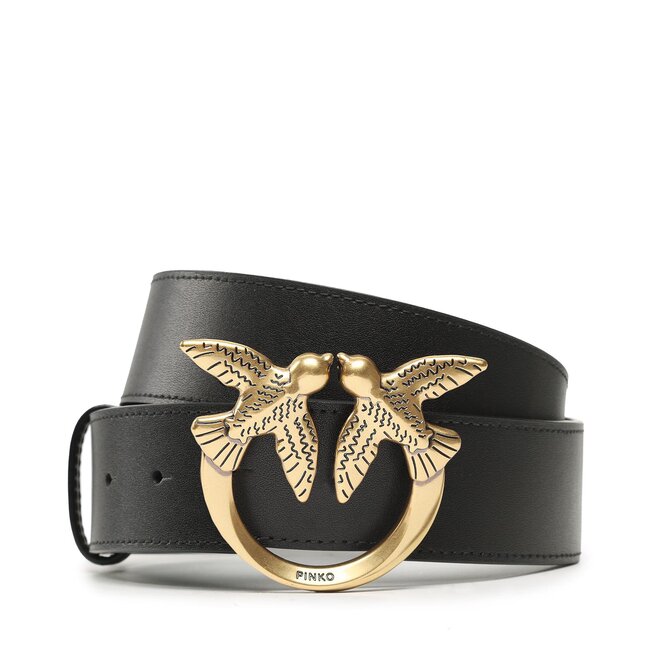 Pasek Damski Pinko Love Berry H4 Belt PE 23 PLT01 100120 A0F1 Czarny -
