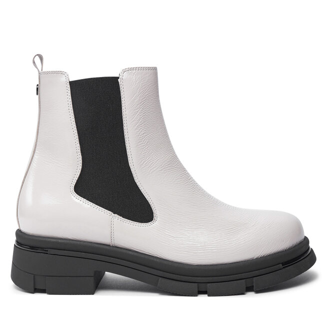 Botki Caprice 9-25428-43 Biały - kobiece