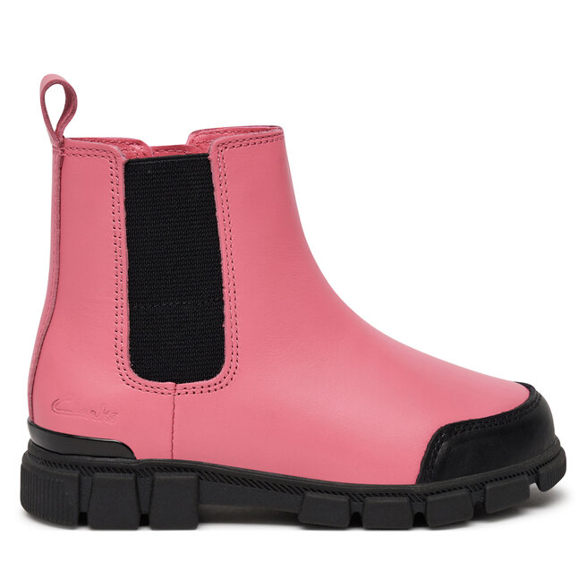 Kozaki Clarks Evyn Chelsea K. 26179042 Różowy - dziewczęce