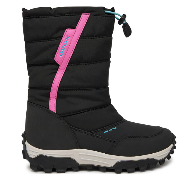 Śniegowce Geox J Himalaya Girl B Ab J26FTA 0FU54 C0922 M Czarny - dziewczęce
