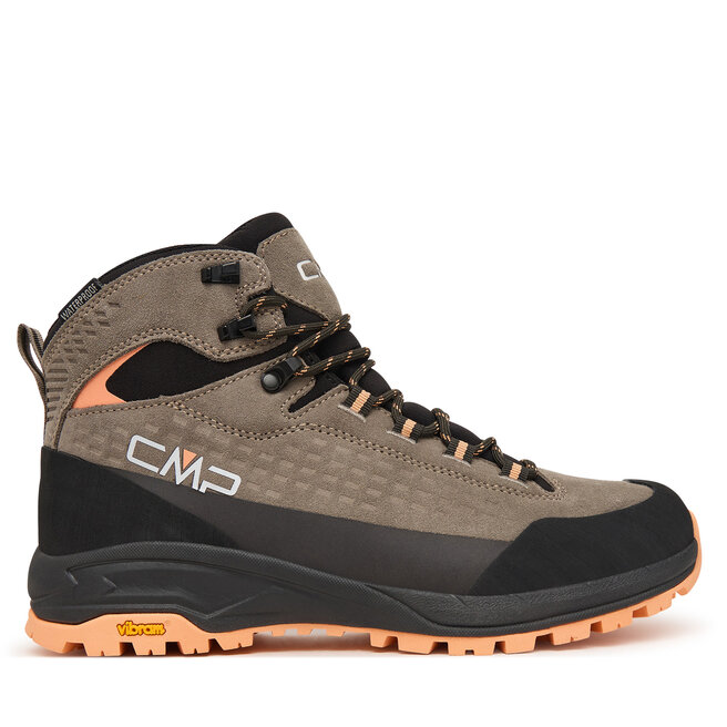 Trekkingi CMP Vertyx Mid Wmn Wp 3Q17286 Beżowy ciemny - kobiece