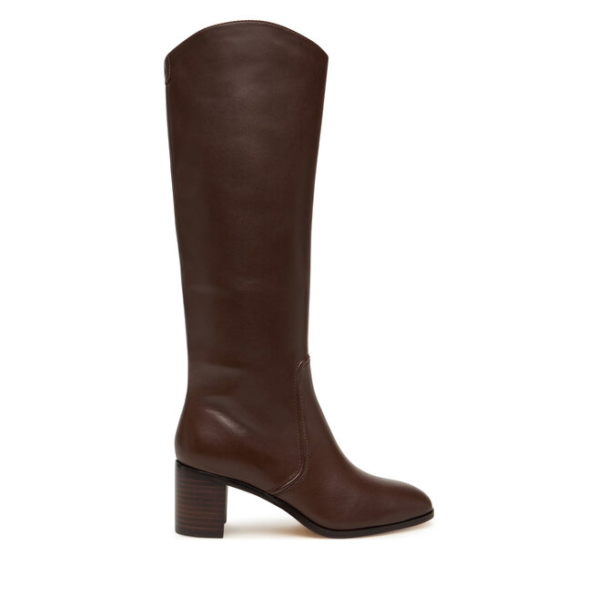 Kozaki LAUREN RALPH LAUREN Charly 802974388002 Brązowy - kobiece