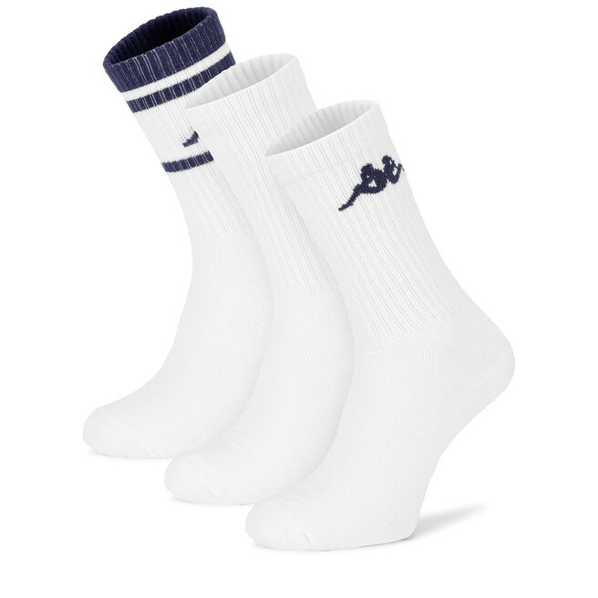 Skarpety długie Kappa KR_ANKLE_AW26 (3-PACK) Biały - męskie