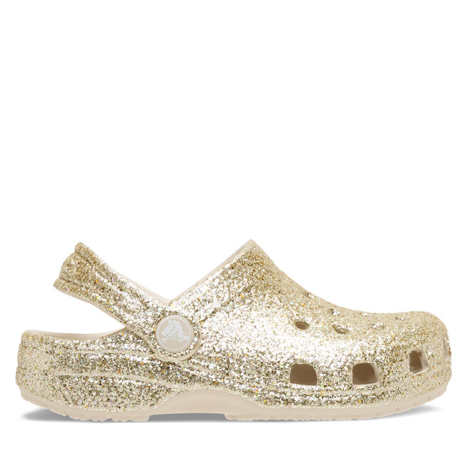 Klapki Crocs Classic Chunky Glitter Clog K 211939 Złoty -