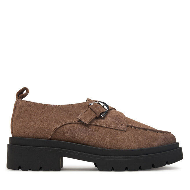 Loafersy Coccinelle E4 TD1 38 01 01 Brązowy - kobiece