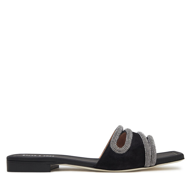 Klapki Pollini SA28071C1MTA0000 Czarny -