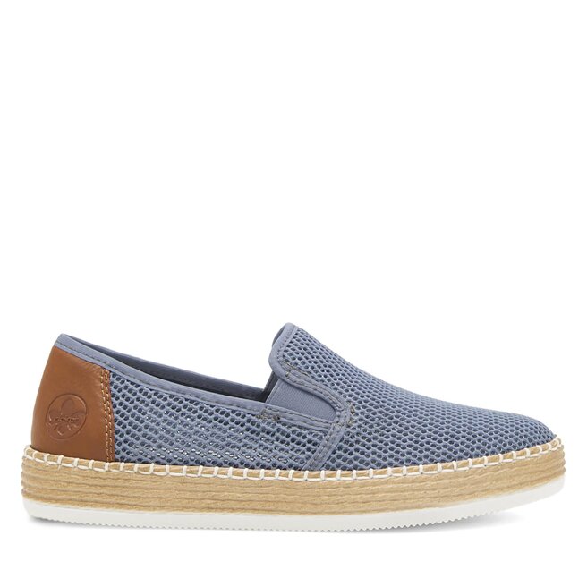 Espadryle Rieker L7873-12 Niebieski - kobiece