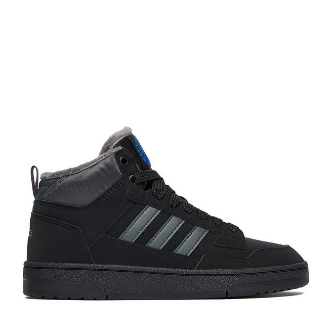 Sneakersy adidas RAPID COURT MID J W JR2804 WB Czarny - chłopięce