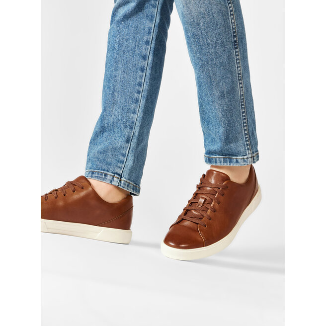 Sneakersy Clarks Un Costa Lace 261486907 Brązowy - męskie