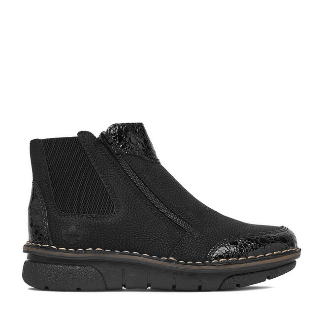 Botki Rieker CEO-73355-00 Czarny - kobiece