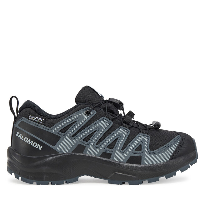 Trekkingi Salomon Xa Pro V8 Waterproof L47729300 Czarny - dziecięce