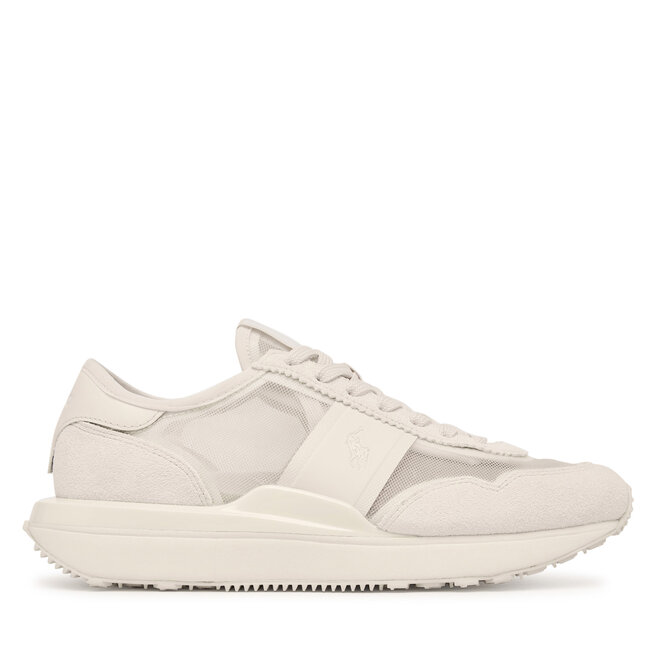 Sneakersy Polo Ralph Lauren 804P04916001 Écru - kobiece