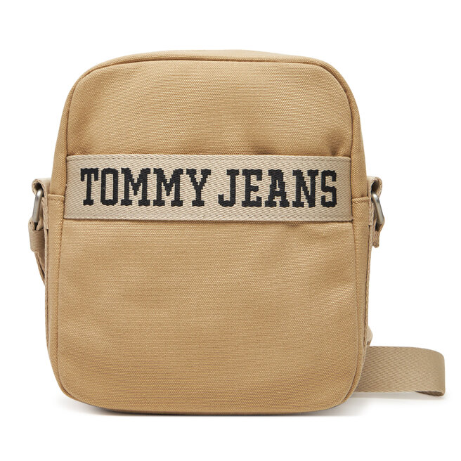 Saszetka Tommy Jeans Retro Cool Reporter AM0AM13277 Beżowy -