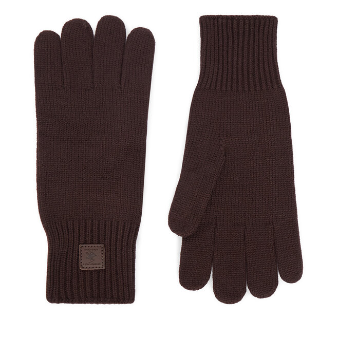 Rękawiczki Beverly Hills Polo Club CWBEO-BHPC-M6-001-AW26 Brązowy - męskie