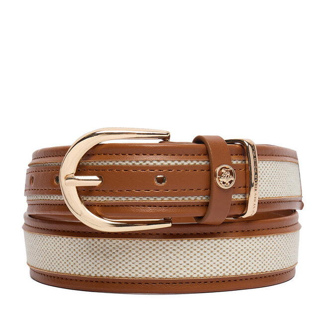 Pasek Beverly Hills Polo Club CEO-BHPC-W2-002-SS26 Beżowy -