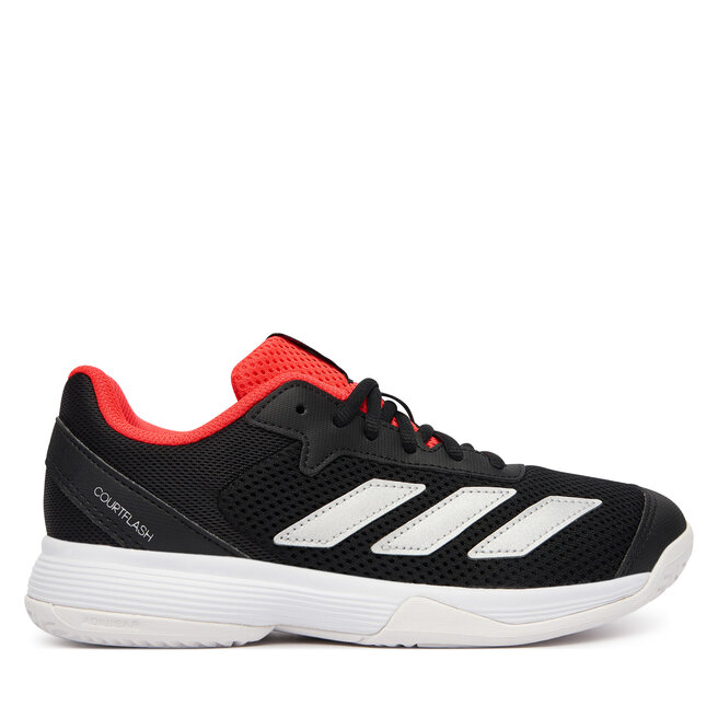 Buty do tenisa adidas Courtflash JR4451 Czarny - dziecięce