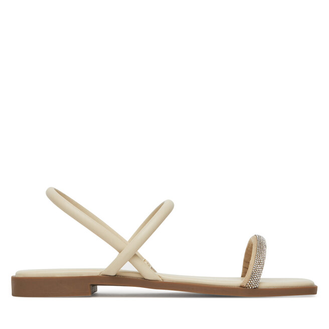 Sandały ONLY Shoes Onlmilan-2 Bling 15319582 Écru - kobiece