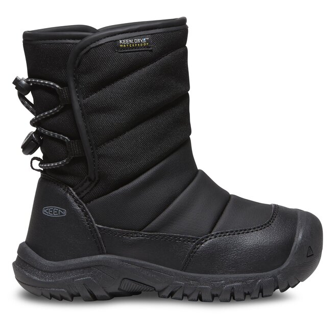 Śniegowce Keen Puffrider Wp 1028022-10 Czarny - chłopięce