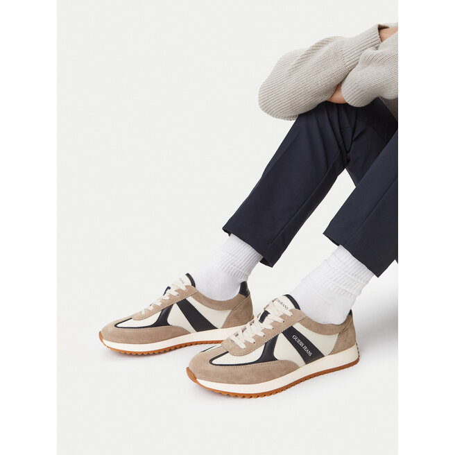 Sneakersy Guess Jeans EO-ORLANDO-01 126AM Beżowy - męskie